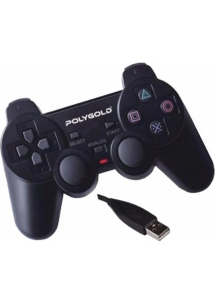 Polygold PG-801 Gamepad Pc Analog Oyun Kolu