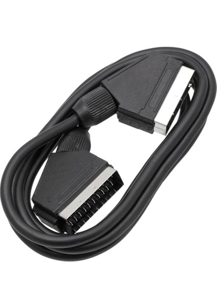 Scart Kablo 1.2 Metre Ses ve Video Sinyalleri İçin Dayanıklı Kasa