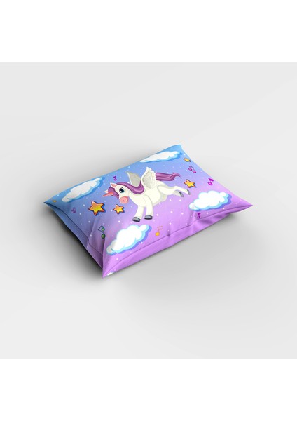 Unicorn 3D Pamuk Saten Bebek Nevresim Takımı