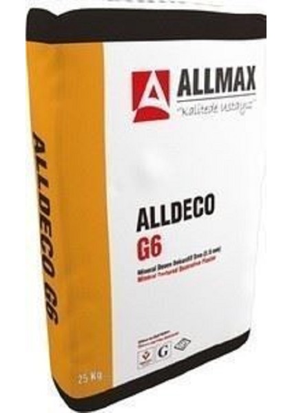 Alldeco m6 Mineral/tane Desen Dekoratif Sıva (2.0 Mm)