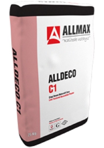 Alldeco C1 Çizgi Desen Dekoratif Sıva Ince
