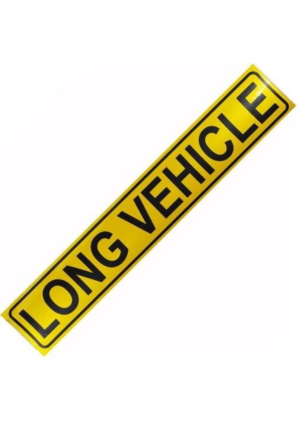 Long Vehichle Yazısı Reflektörlü Fosforlu Şerit Bant 9 cm x 50 cm modelleri