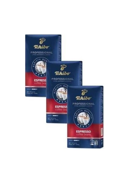 Profesional Espresso Çekirdek Kahve 1 kg + Tchibo Professional Caffe Crema Çekirdek Kahve 1 kg
