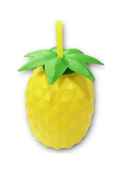 Ananas Pipetli Parti Bardağı