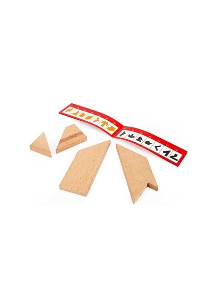Naturel Tangram, 4 Parça 100 Şekil Tangram