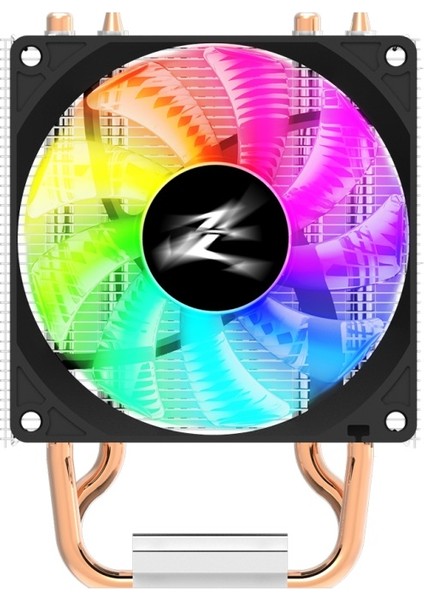 CNPS4XRGB Cpu Soğt. LGA775/115X/AM4/AM3/FM2+/FM2 Cpu Cooler 2 Heatpipes 92MM Pwm Tdp 95W Rgb Fan