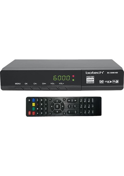 Bs 5000 Hd Kasalı Uydu Alıcısı Scart Girişli 111018