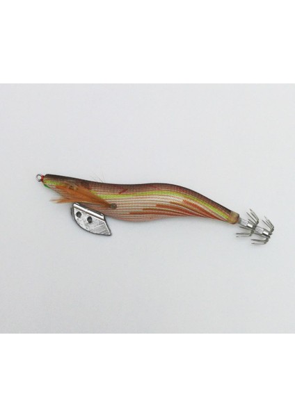 Glowlu 24 gr 13 cm Squid Jig, Kurşunlu Kalamar Zokası Fosforlu 65