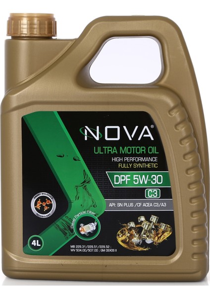 5W-30 4 Litre Motor Yağı ( Üretim Yılı: 2021 )