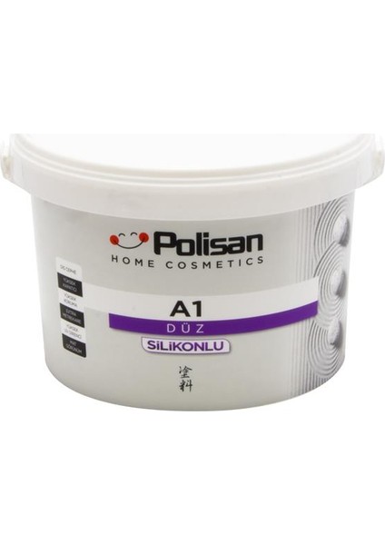A1 Düz Su Bazlı Silikonlu Dış Cephe Boyası 7,5lt