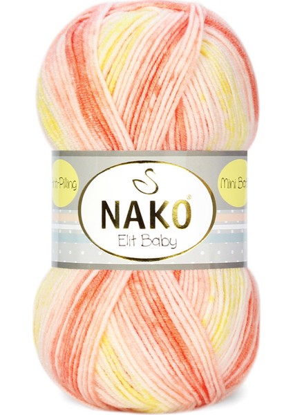 Elit Baby Mini Batik Turuncu-Sarı