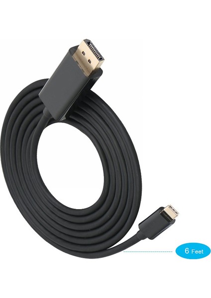 4467 Type C USB 3.1 To Displayport Çevirici Dönüştürücü Adaptör Kablosu fırsatları