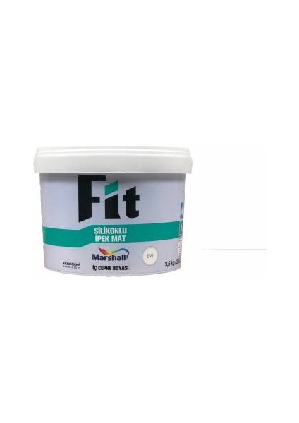Marshall Fit Silikonlu Ipek Mat Iç Cephe Boyası 3,5 kg Akarsu