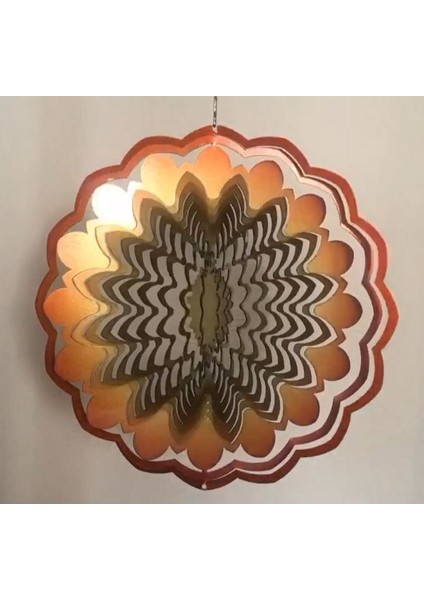 Bahçe, Balkon, Duvar ve Ağaç Süsü Dekoratif Rüzgârgülü Iç ve Dış Mekân Için Dekoratif, Işıldayan, Parlak Rüzgârgülü