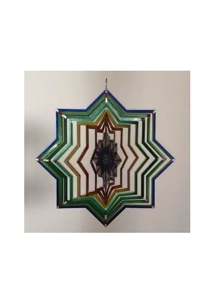 Bahçe, Balkon, Duvar ve Ağaç Süsü Dekoratif Rüzgârgülü Iç ve Dış Mekân Için Dekoratif, Işıldayan, Parlak Rüzgârgülü