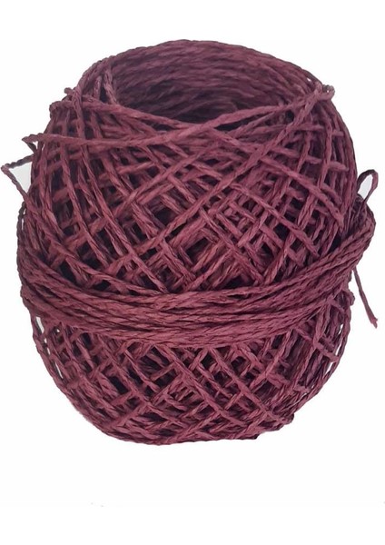 Angel Çanta Akssesuar Sarılmış Kağıt Ip Koyu Fuşya 50 gr