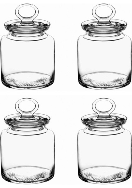 98671 Kitchen Cam Kapaklı Kavanoz 1085CC - 4 Adet