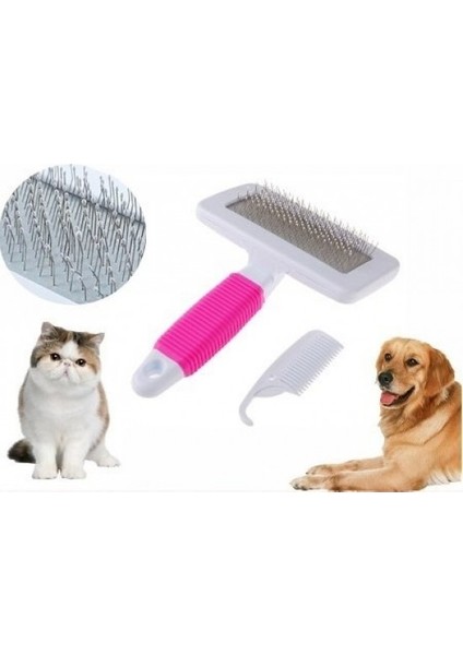 Kedi Köpek Silikon Saplı Tarak
