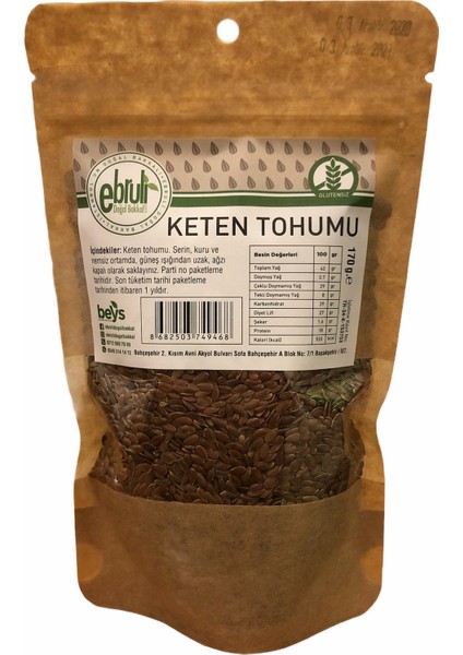 Keten Tohumu 170 gr