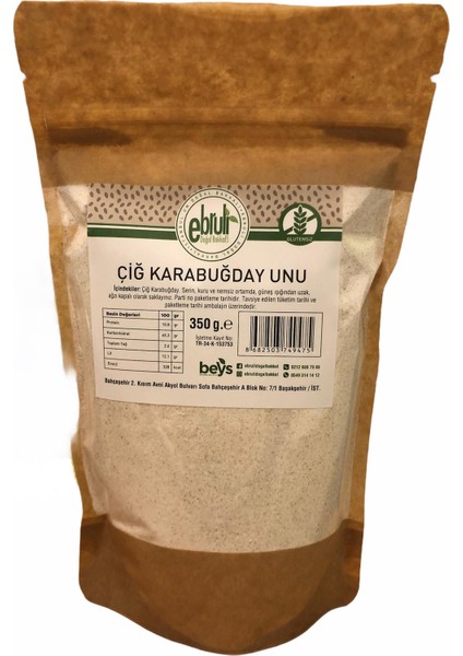 Çiğ Karabuğday Unu 350 gr