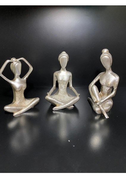 Senacity Yogacı Kız 3'lü Biblo Seti fiyatları