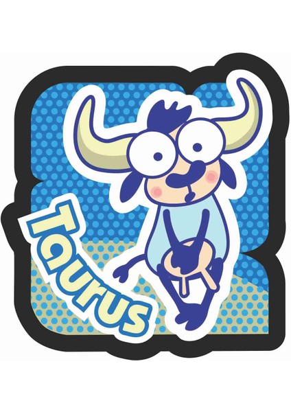 Taurus - Boğa Burç Zodiac Sticker - 30002