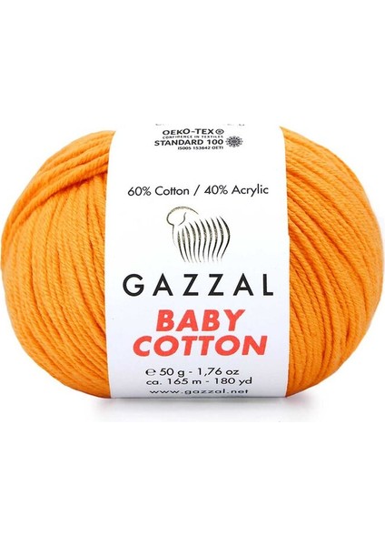 Baby Cotton 3416 Açık Turuncu