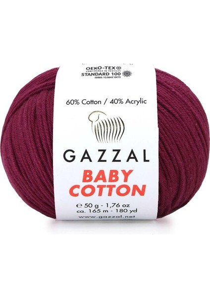 Baby Cotton 3442 Bordo