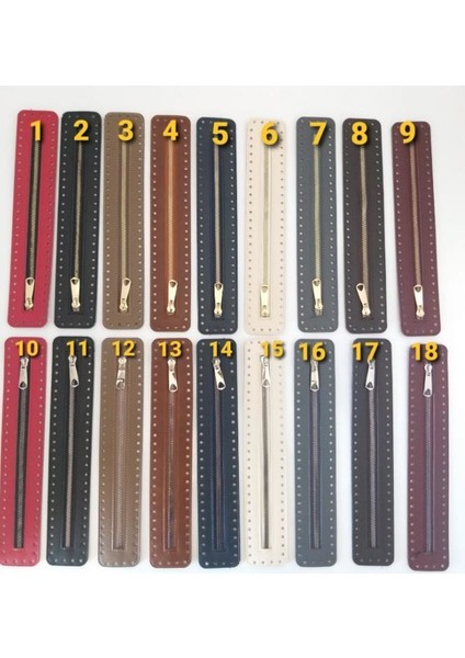 Angel Çanta Akssesuar Derili Fermuar Yeni Model Vizon 30 cm Gümüş fiyatları