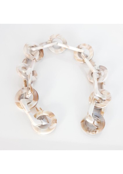 Angel Çanta Akssesuar 40 cm Akrilik Zincir Taba Tonlu