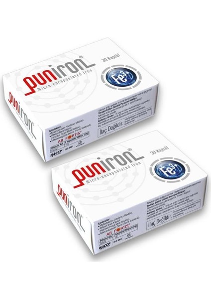 Puniron® Mikroenkapsüle Demir 30 x 2