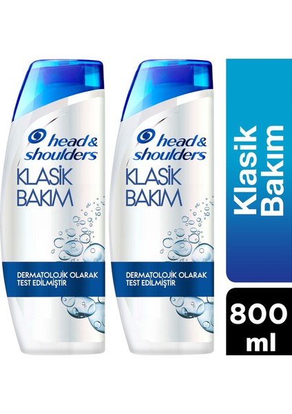 Şampuan Klasik Bakım 400 ml x 2