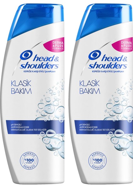 Şampuan Klasik Bakım 400 ml x 2