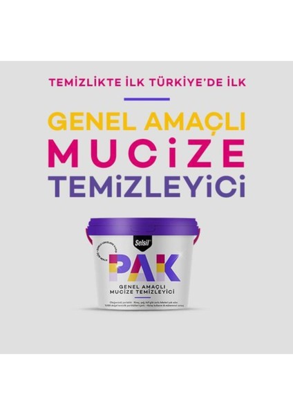 Selsil Pak Genel Amaçlı Mucize Temizleyici 500 Gr. x 2 Adet