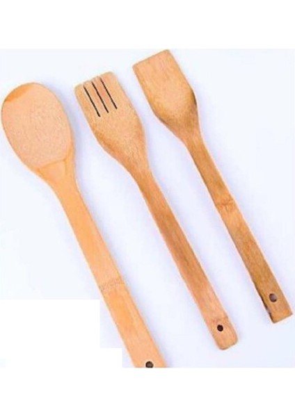 Morbeyazhome Bambu Kaşık Seti 3'lü