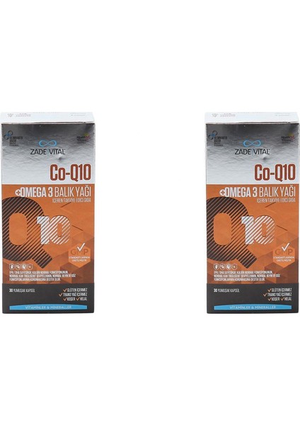 Koenzim Q10 Omega 3 Blister 30 Kapsül