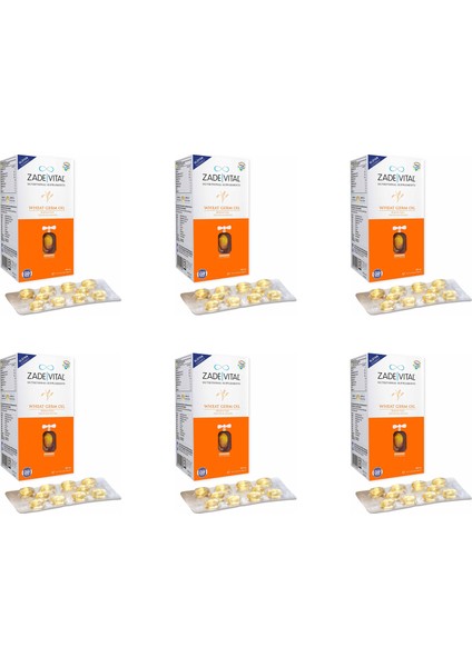 Rüşeym Yağı 500 Mg X 60 Kapsül X 6