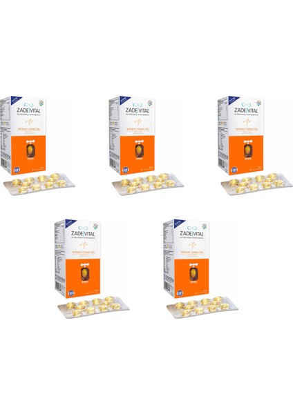 Rüşeym Yağı 500 Mg X 60 Kapsül X 5