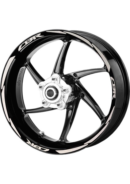 Cbr Jant Şeridi Reflektif Beyaz Beyaz Model S