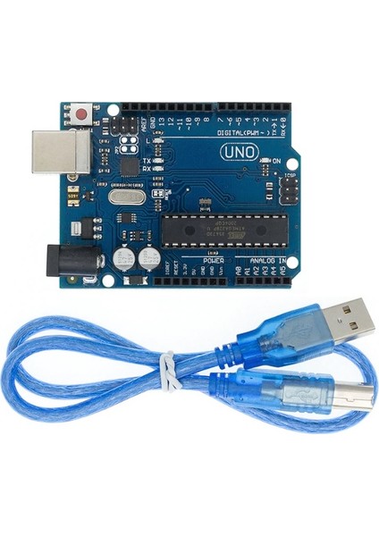 Arduino Uno R3 - Dip Klon + USB Kablo