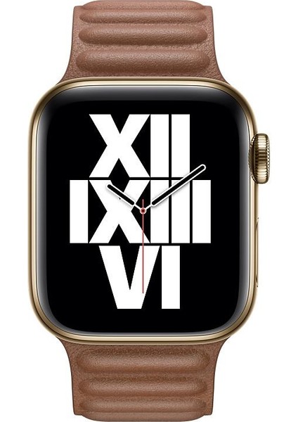 Apple Watch 42 mm 44 mm Uyumlu Baklalı Model Deri Kordon Mıknatıslı Deri Kayış Premium fiyatları