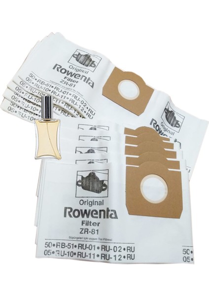 Rowenta RU 01-RU 15 Süpürge Kağıt Toz Torbası 10 Adet TT0045