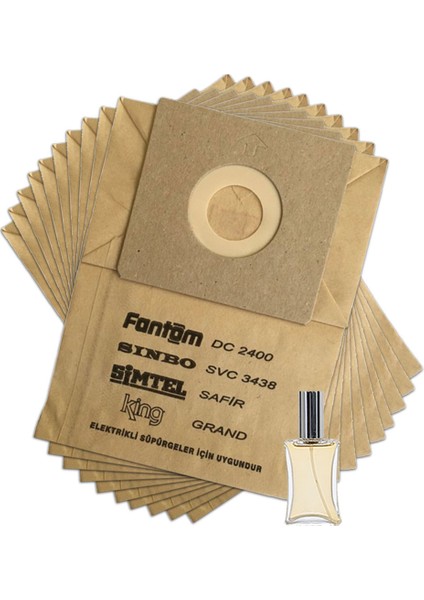 Fantom WF 5500 Su Perisi Süpürge Kağıt Toz Torbası 10 Adet TT0024