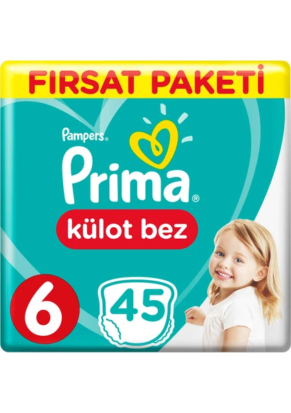 Külot Bebek Bezi 6 Beden 45 Adet Ekstra Large Fırsat Paketi