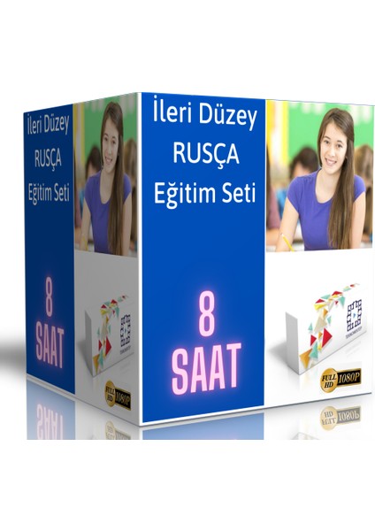 Enine Boyuna Eğitim Rusça İleri Düzey Görüntülü Eğitim Seti