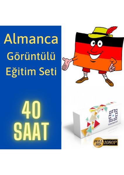 Almanca Görüntülü Eğitim Seti