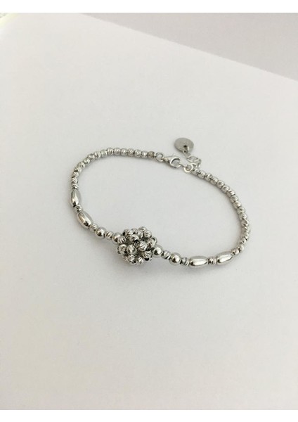 Gümüş Dorika Dorissa Gri Top Bileklik fiyatları