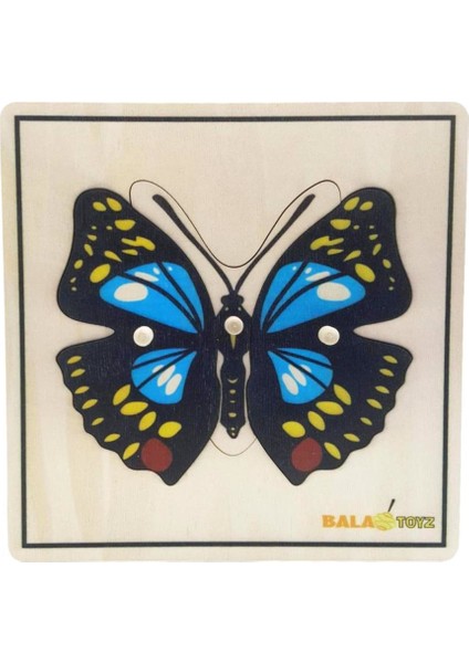 Montessori Kelebek Puzzle