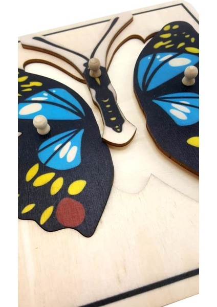 Montessori Kelebek Puzzle