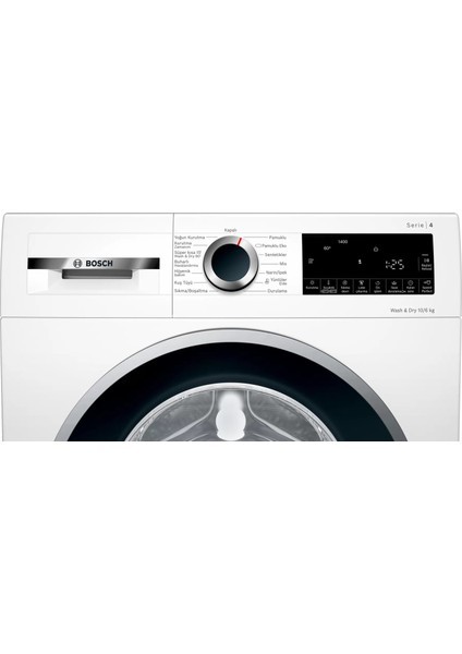 WNA254X0TR A Enerji Sınıfı 1400 Devir 10 kg Yıkama / 6 kg Kurutmalı Çamaşır Makinası fiyatları